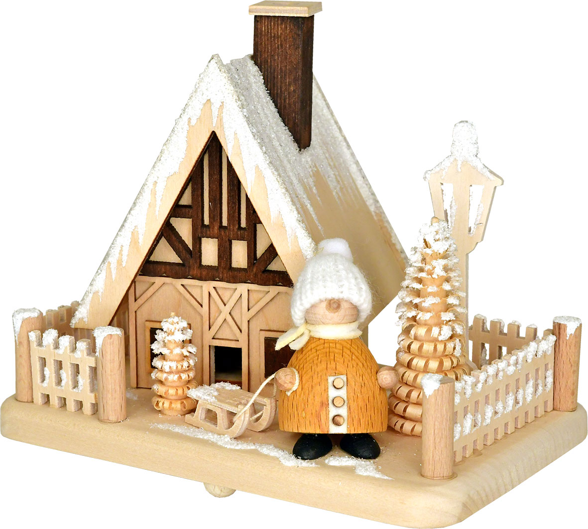 Incense house, Snow-Molly, hoarfrost