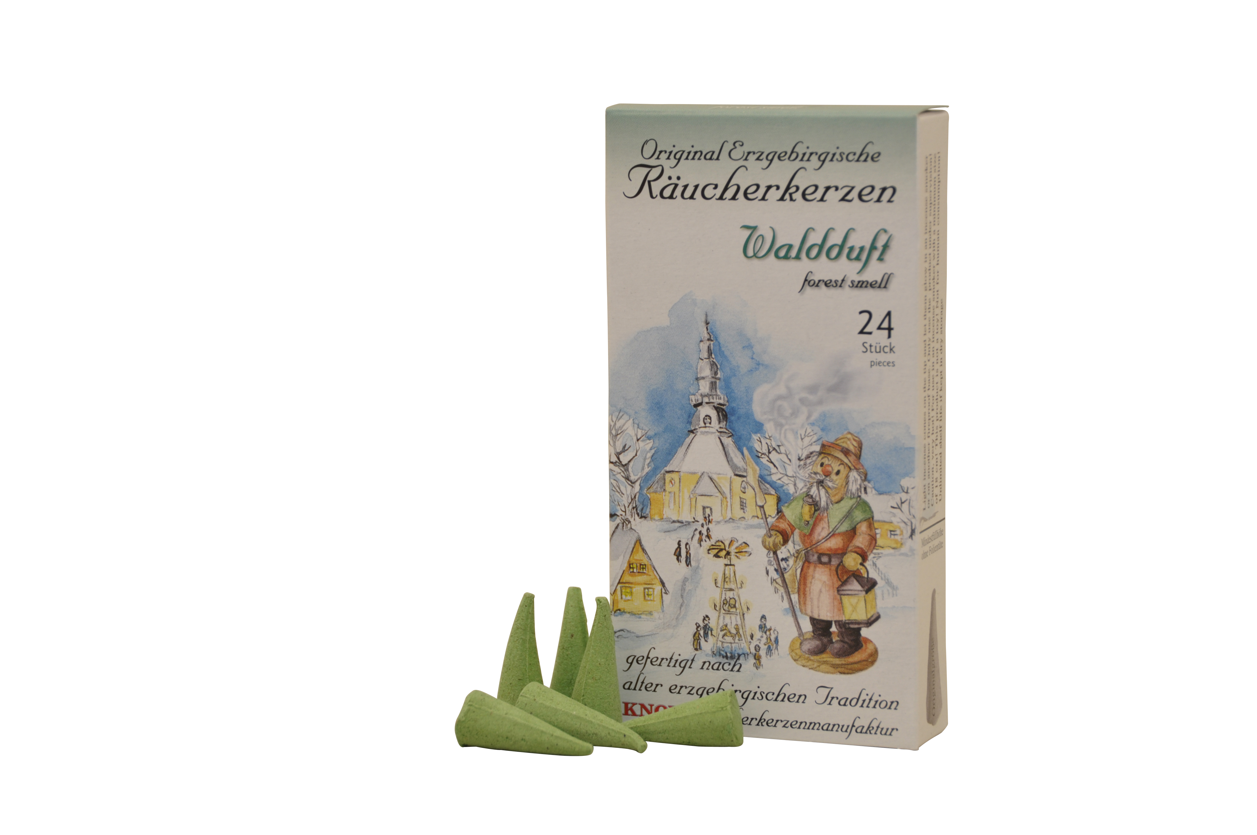 KNOX Original erzgeb. Räucherkerzen Waldduft