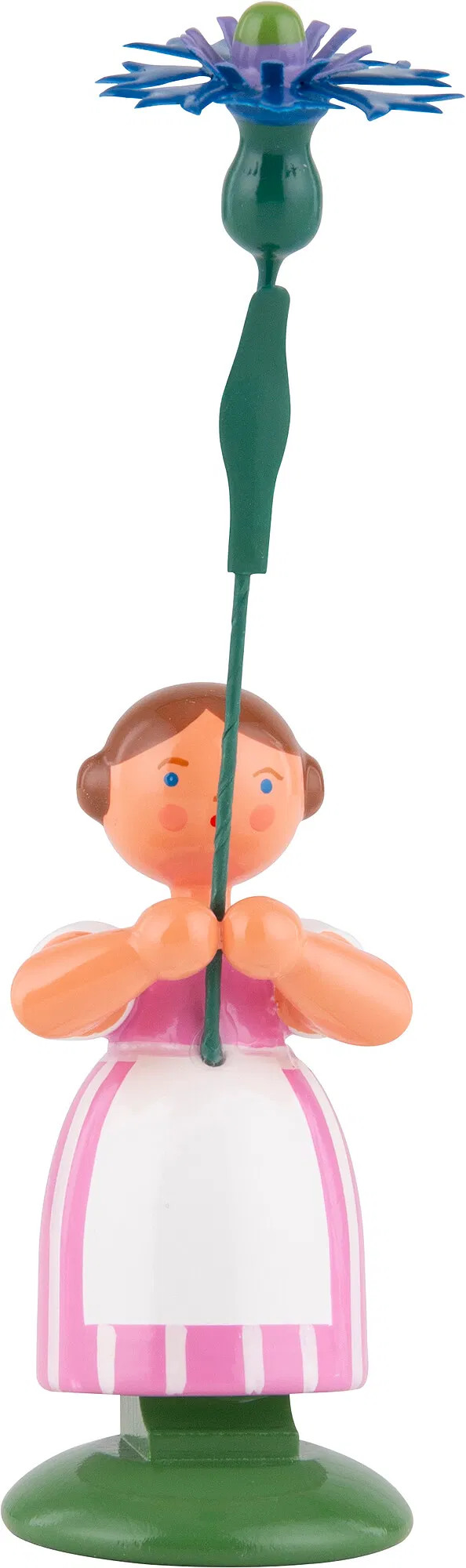 Girl with cornflower