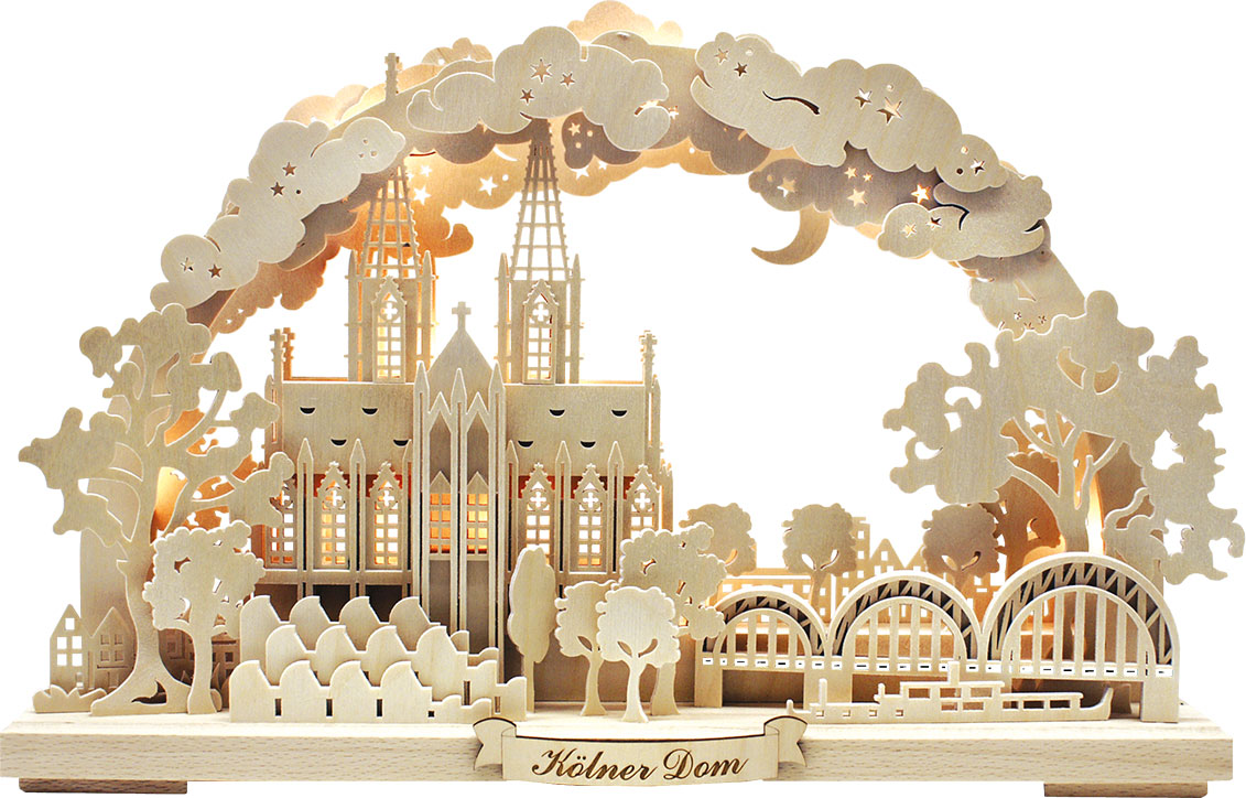 3D candle arch, small, Cologne