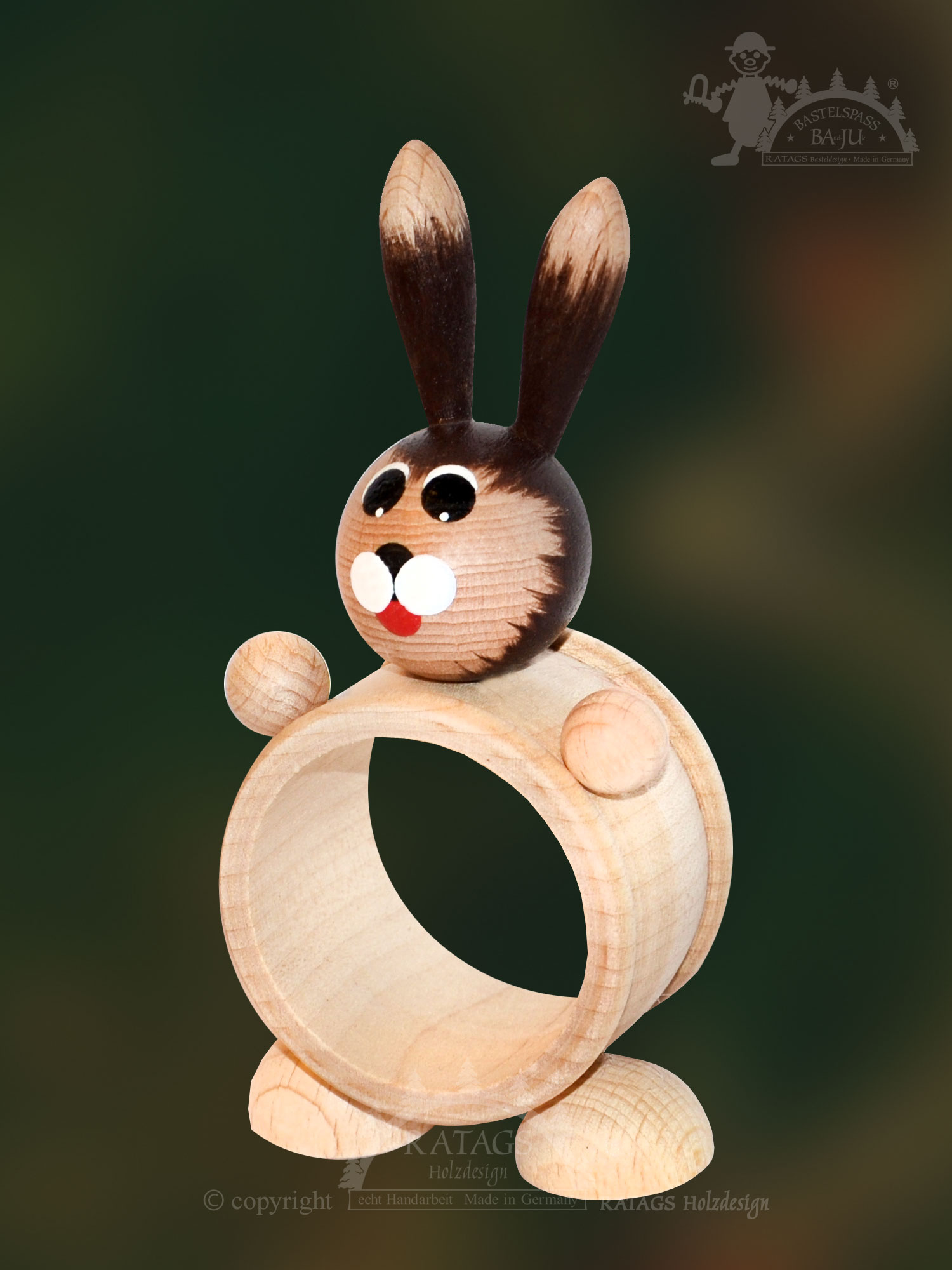 Bastelspass, Serviettenring, Hase Bastelspass, Serviettenring, Hase