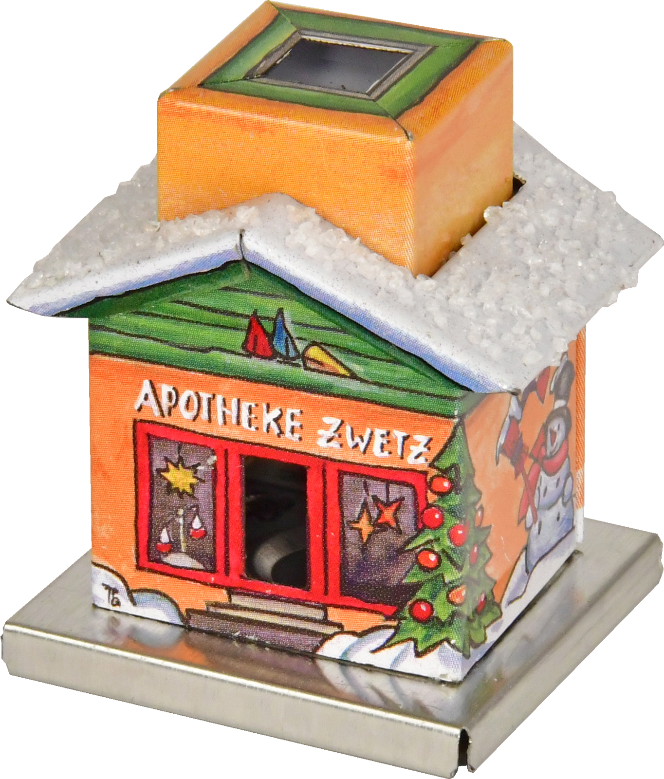KNOX metal incense house, The Little One, Zwetz pharmacy