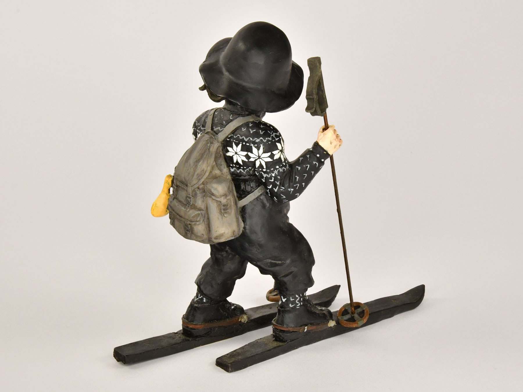 Skifahrer schwarz, B-Ware: Lagerschaden Candy Design  Norwegen, Plastilin