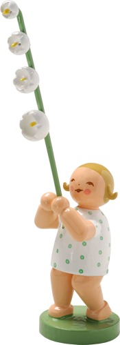 Mädchen mit Maiglöckchen