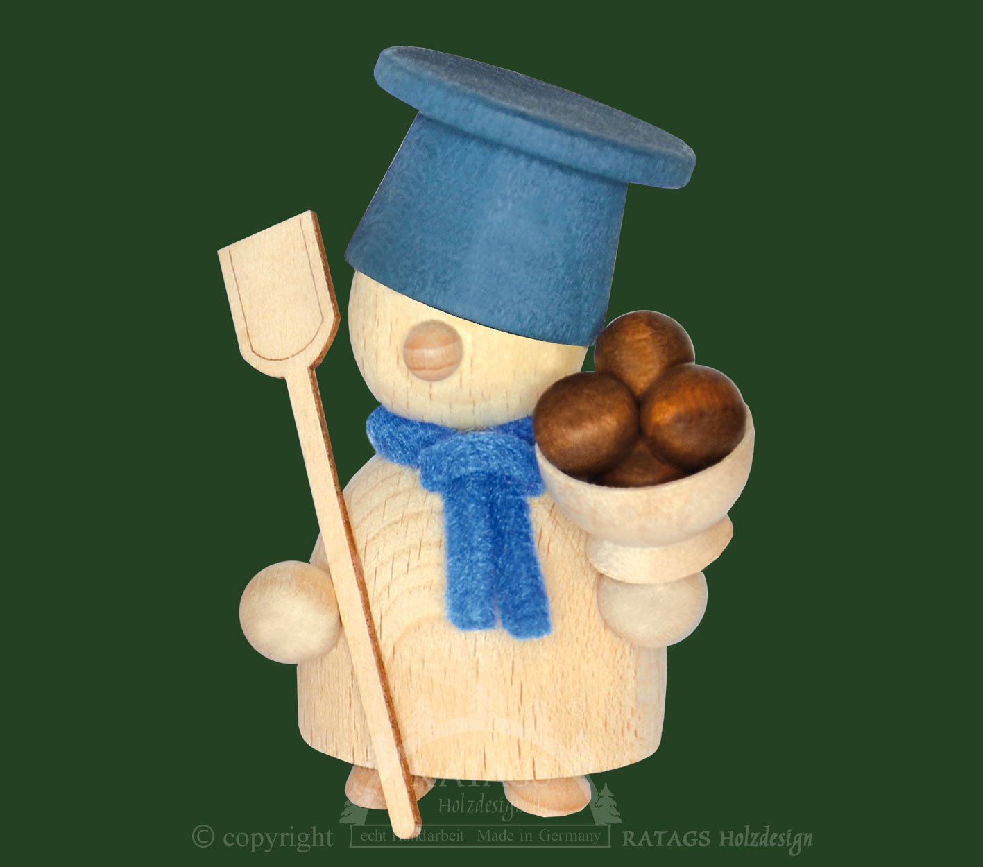 Molli, baker with bread