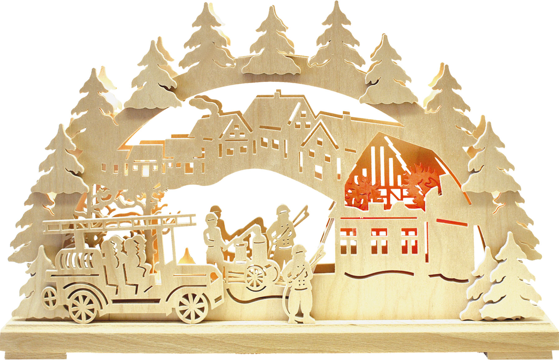 Small candle arch, fire brigade operation