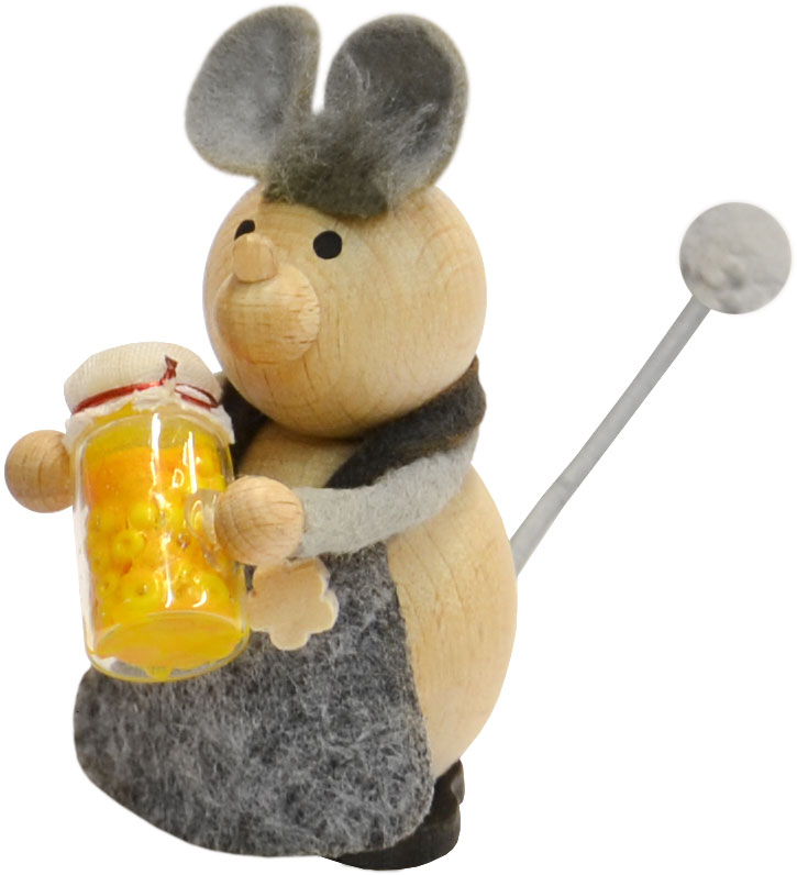 保存瓶に入ったネズミ