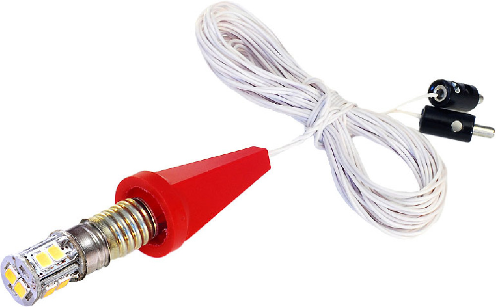 Beleuchtung E10 LED Beleuchtung für A1e/b und Kappe-rot