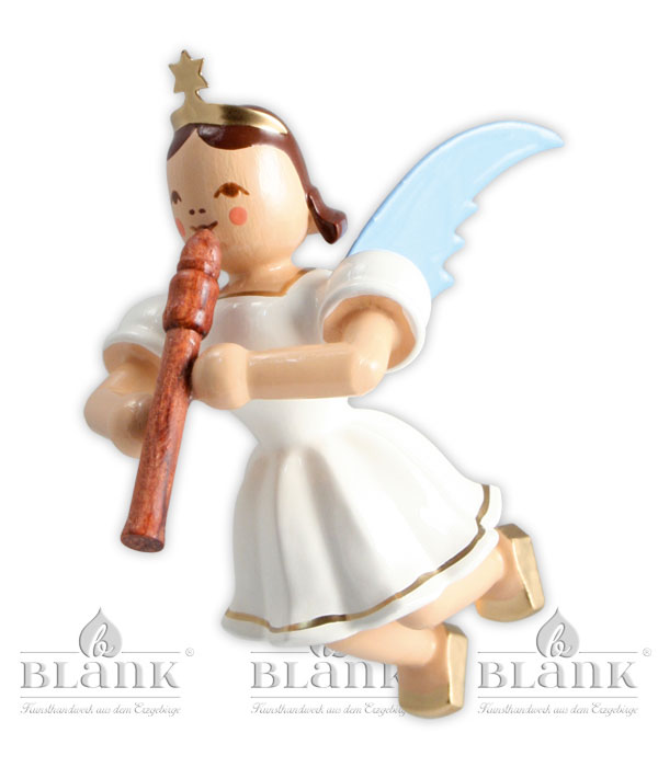 Floating angel recorder, coloured