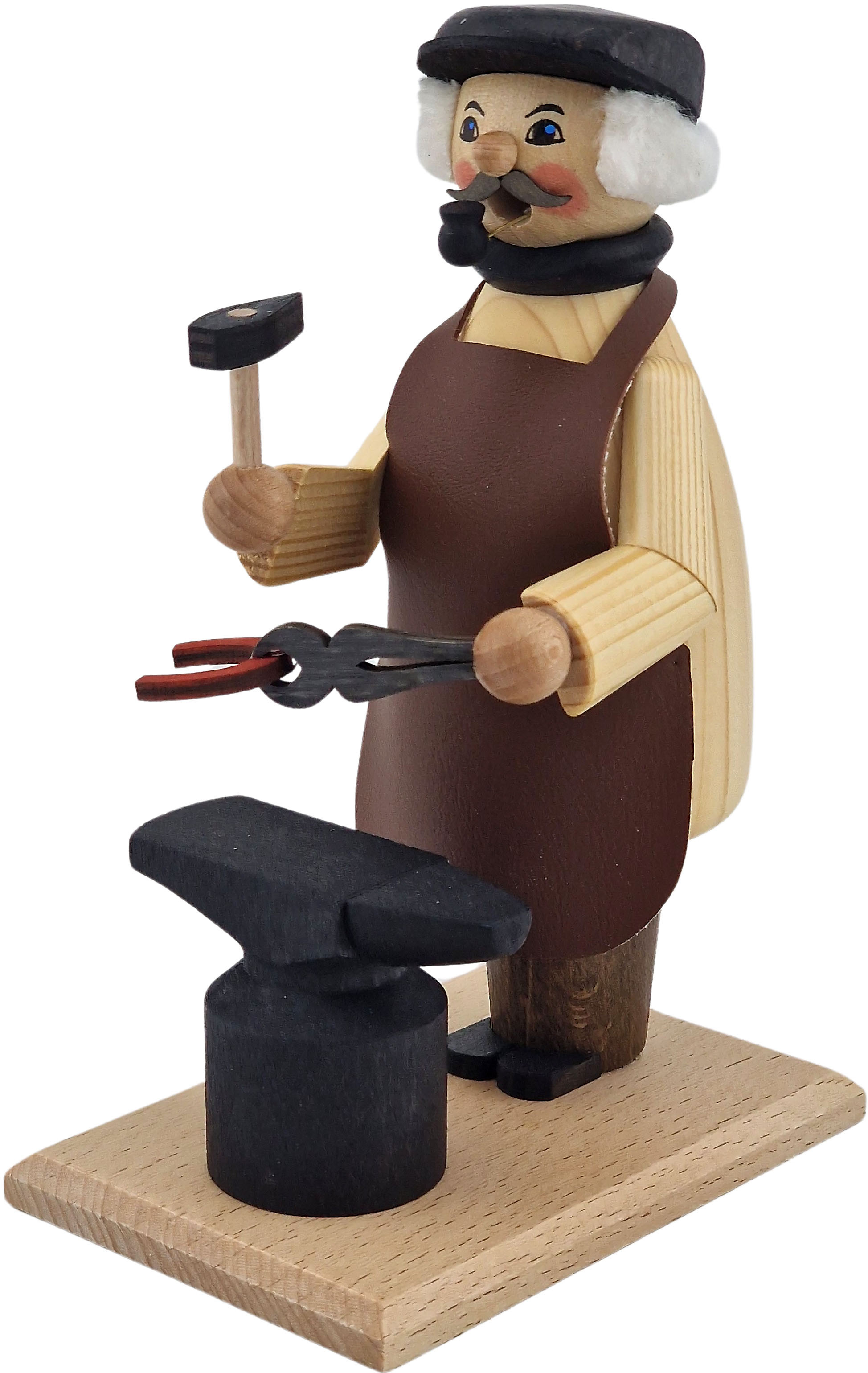 Rauchmänner, Schmied mit Ambos ca. 17 cm