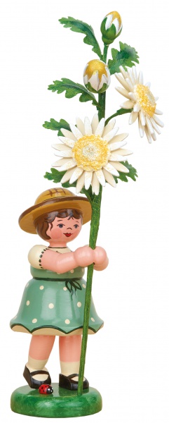 Blumenkind Mädchen Edelweißmargerite
