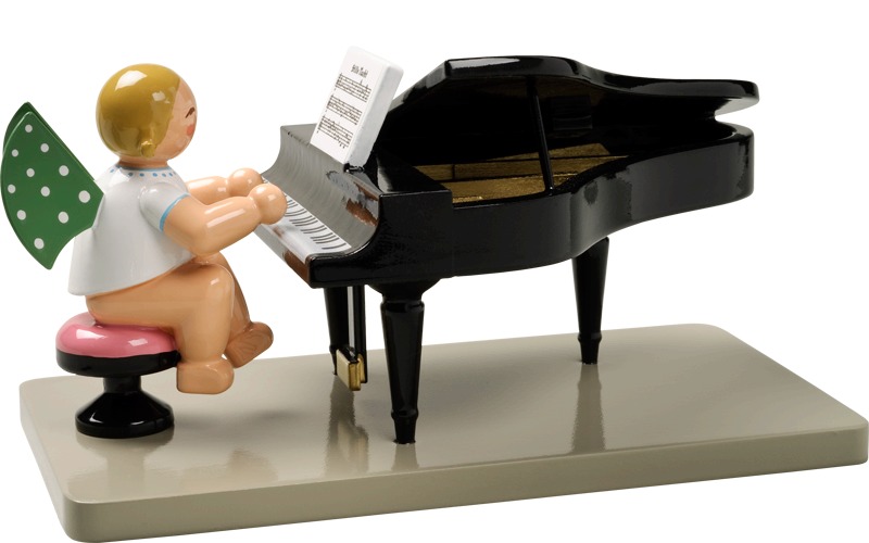 Engel am offenen Flügel