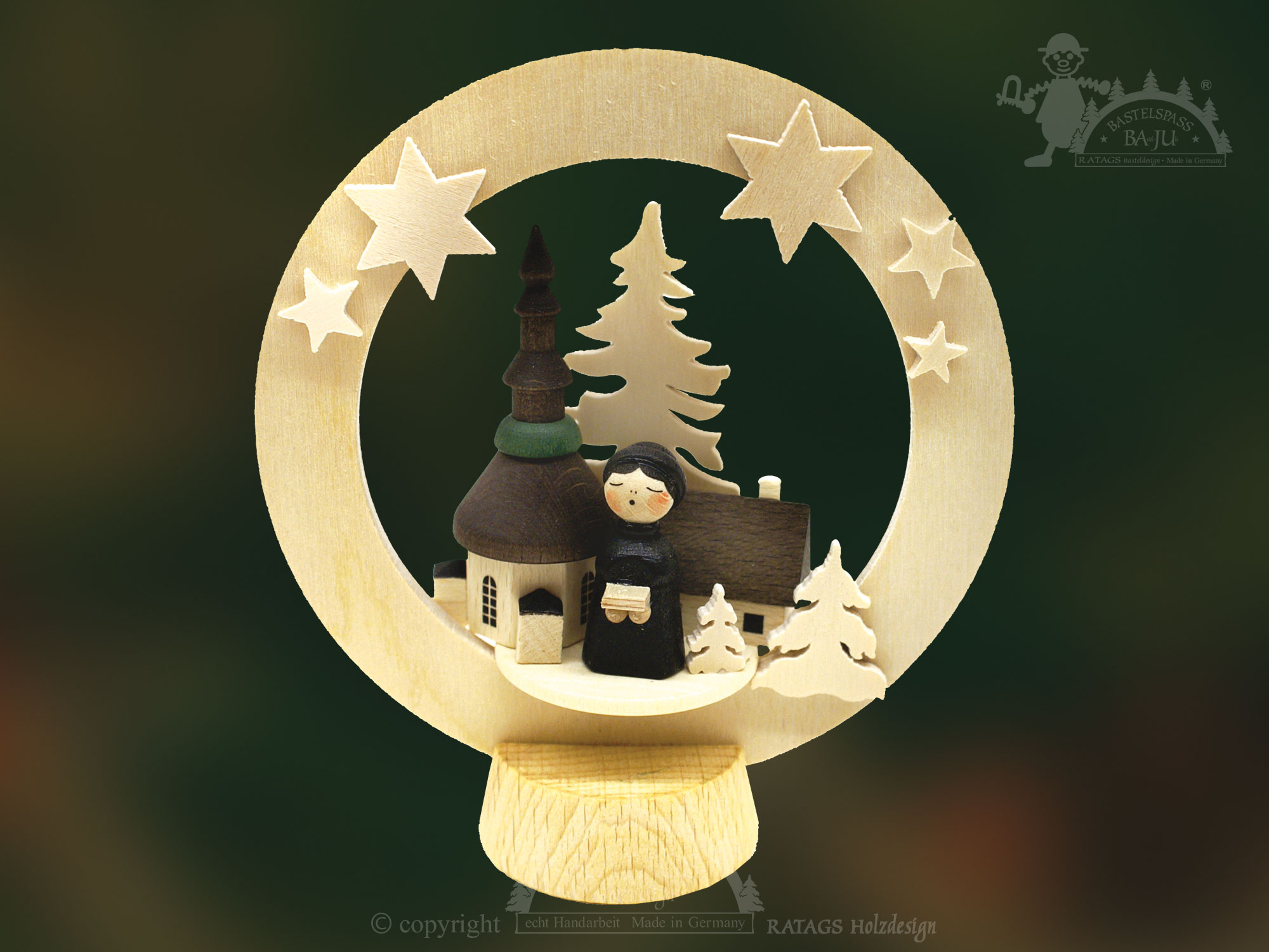 Base ring for crafting, carol singers,