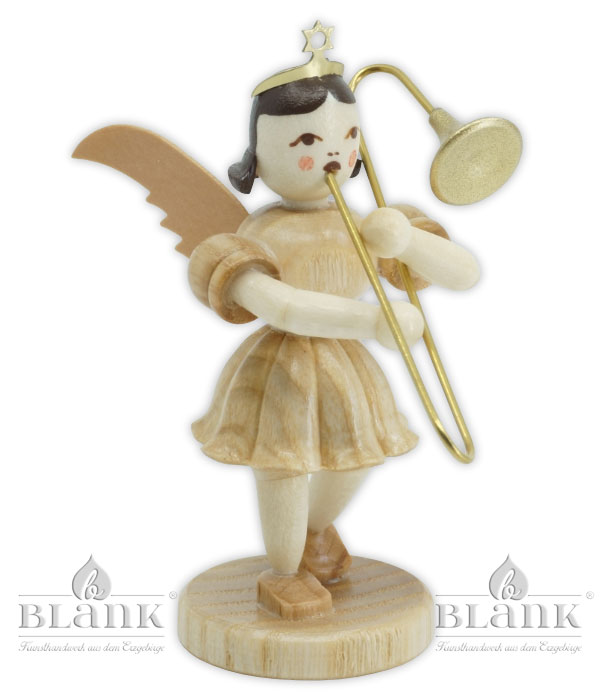 Angel short skirt trombone, natural standing