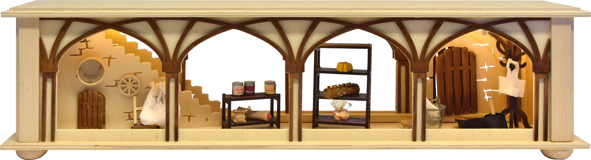 Small room light, flour chamber