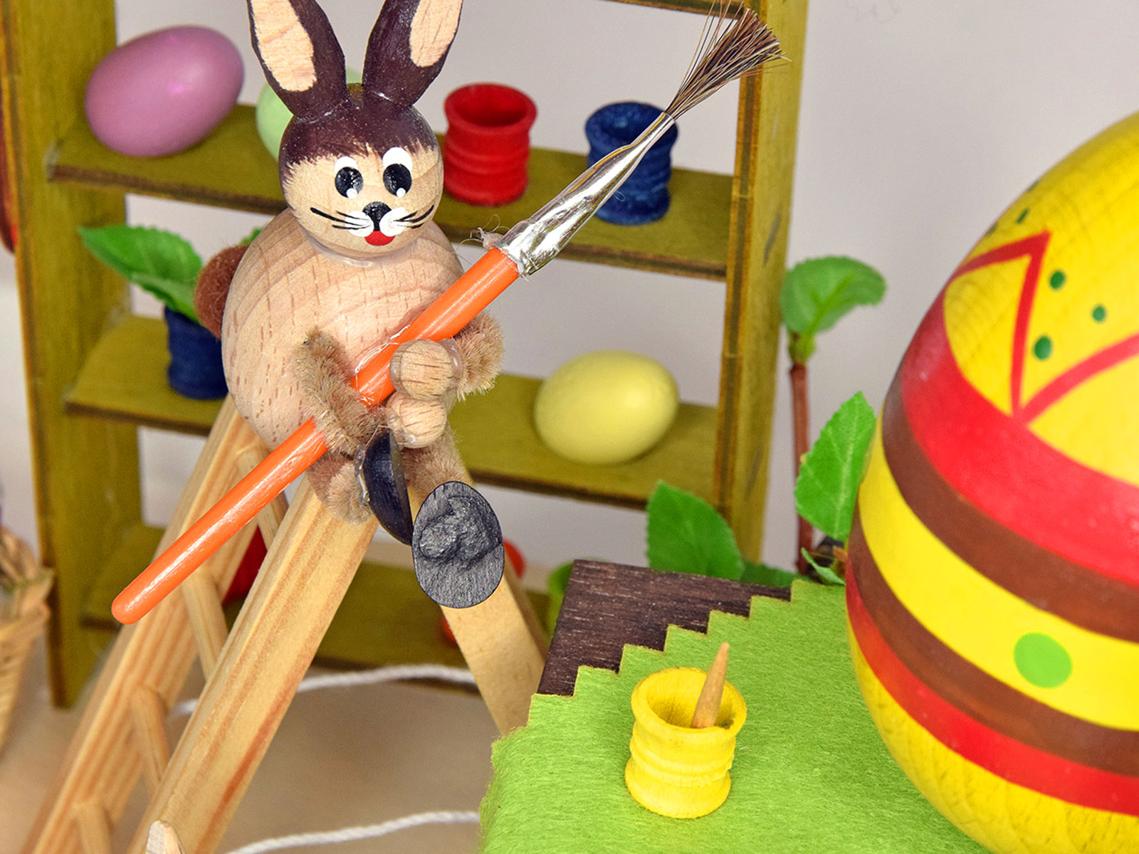 Atelier de lapins, œuf électrique