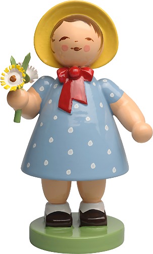 Mädchen mit Strauß