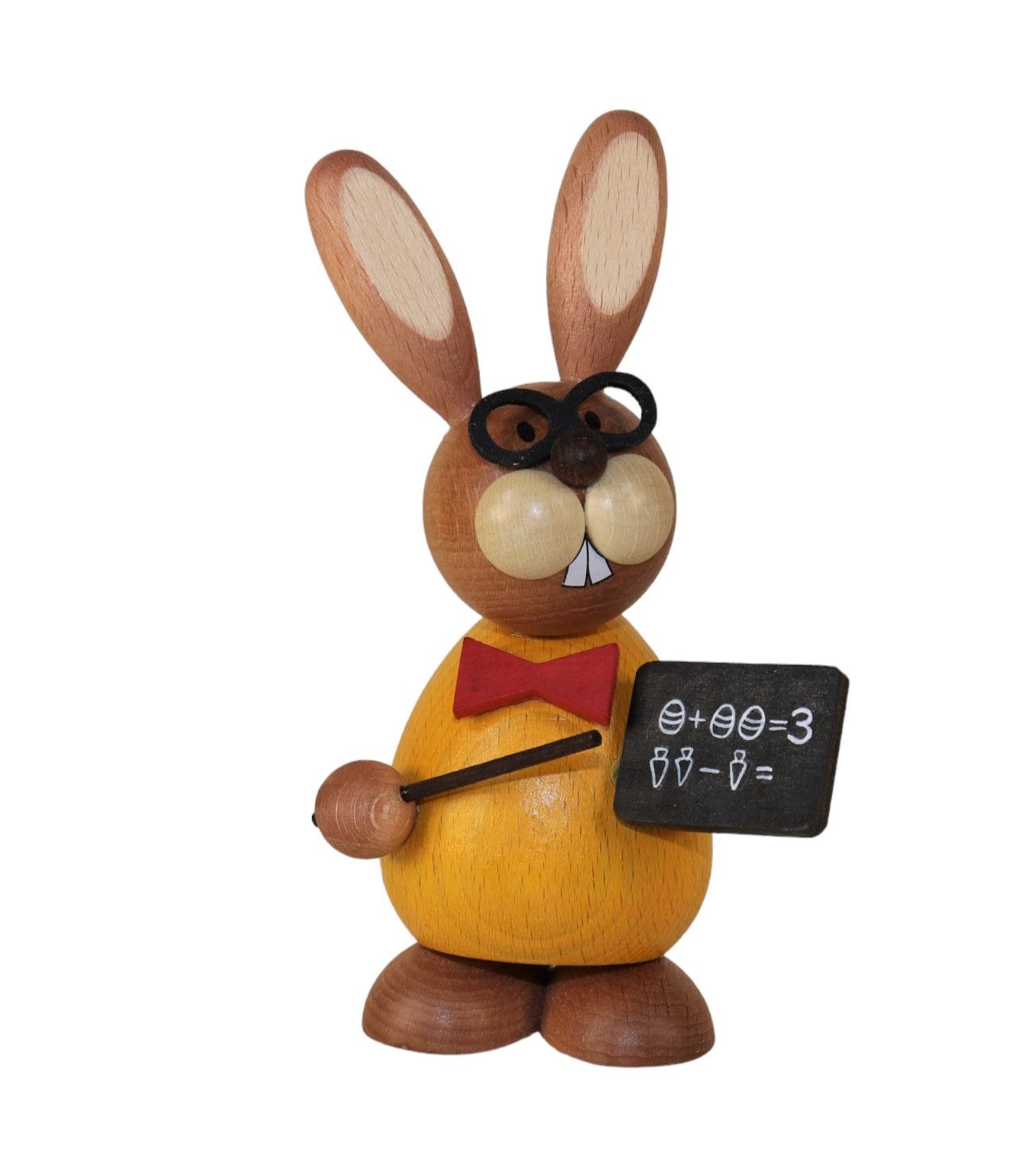 Osterhase Lehrer stehend 12 cm