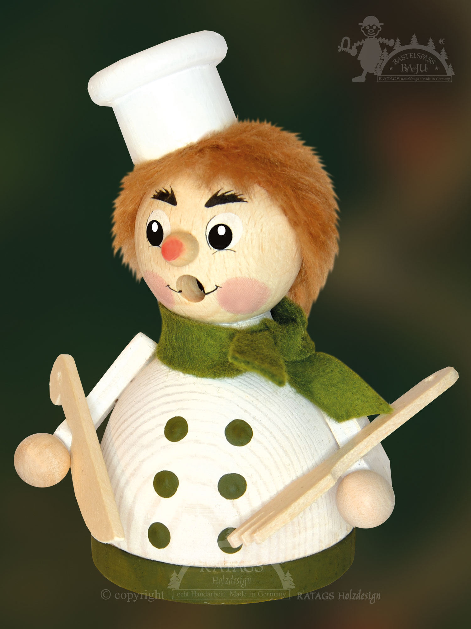 Räuchermännchen zum Basteln, Moppel, Koch