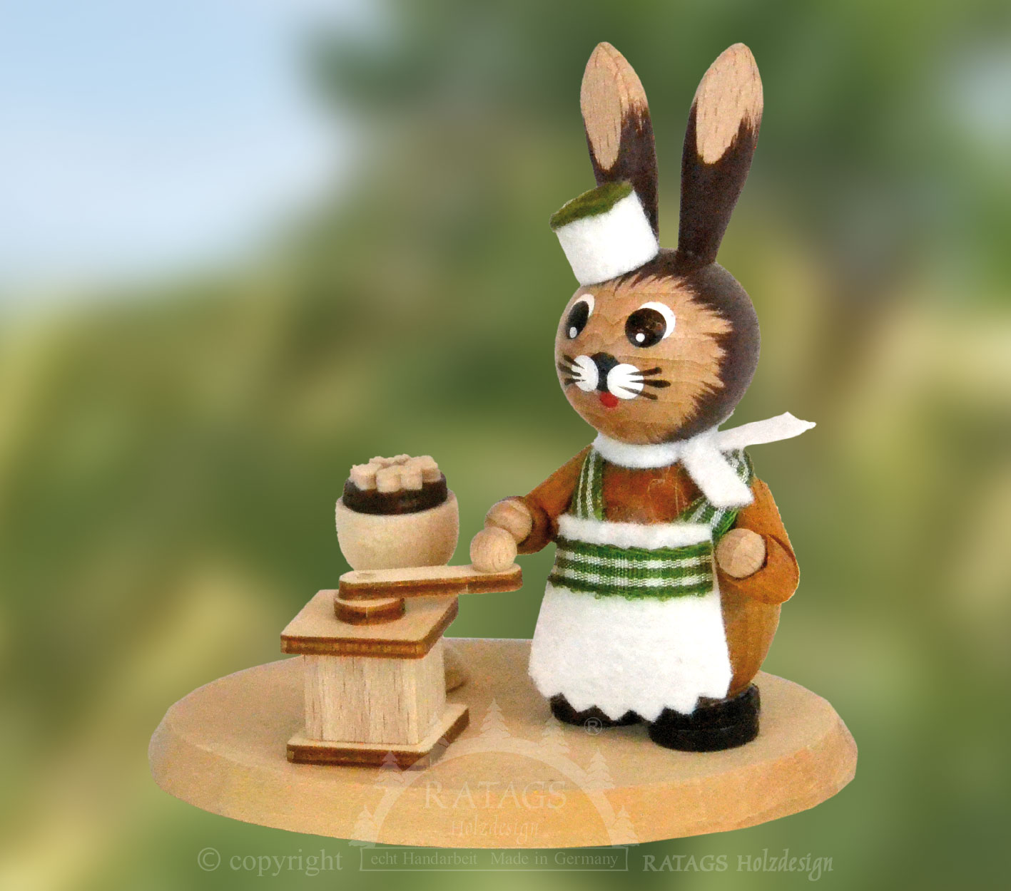 Easter baker, with mill