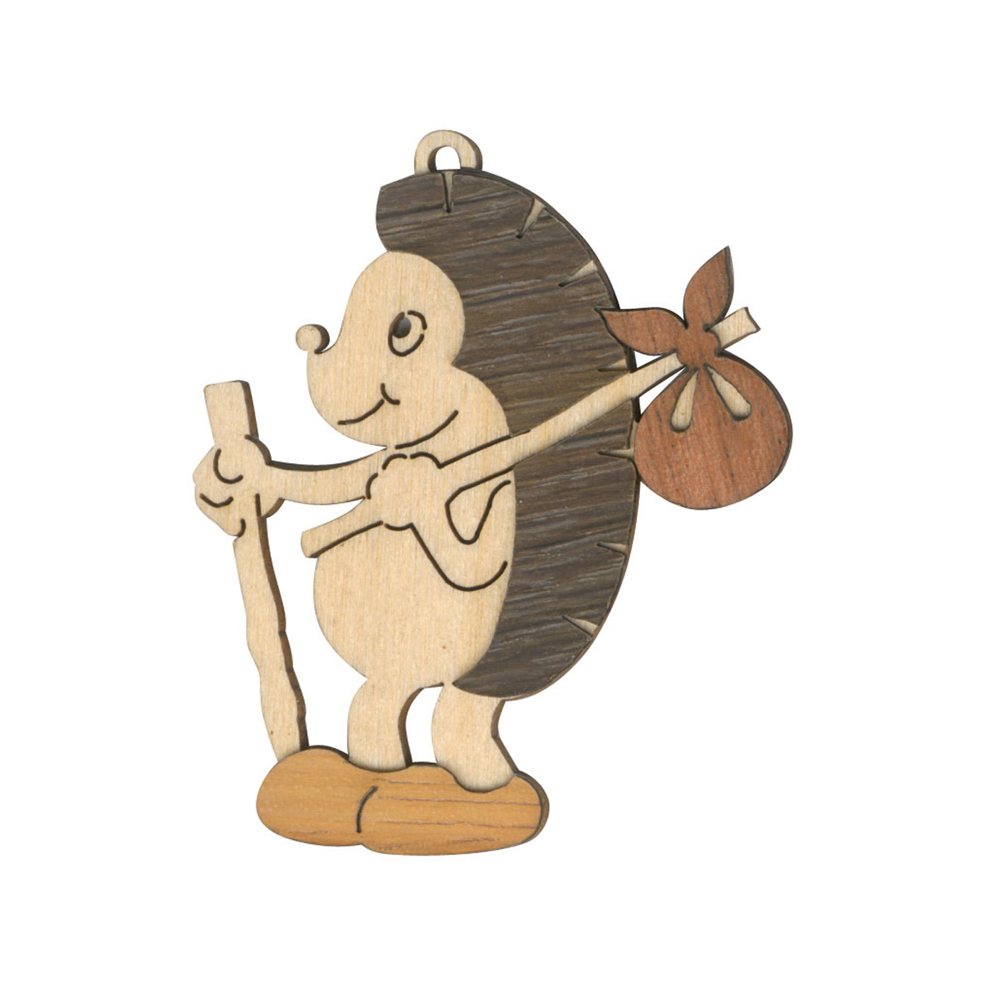 Baumschmuck Igel, Wanderer