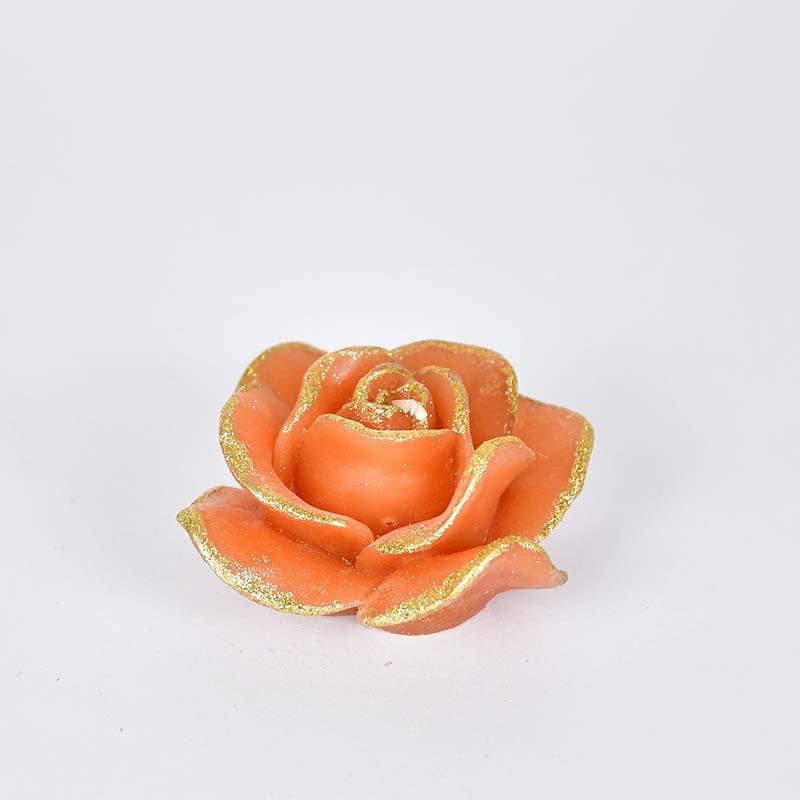 Candle rose, rose with gold