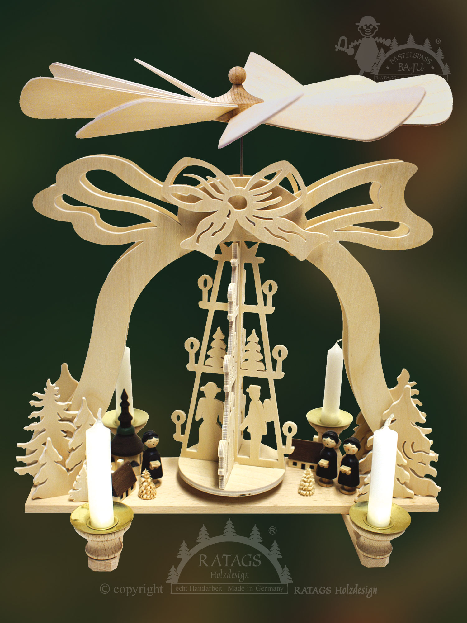 Craft set, bell pyramid, large