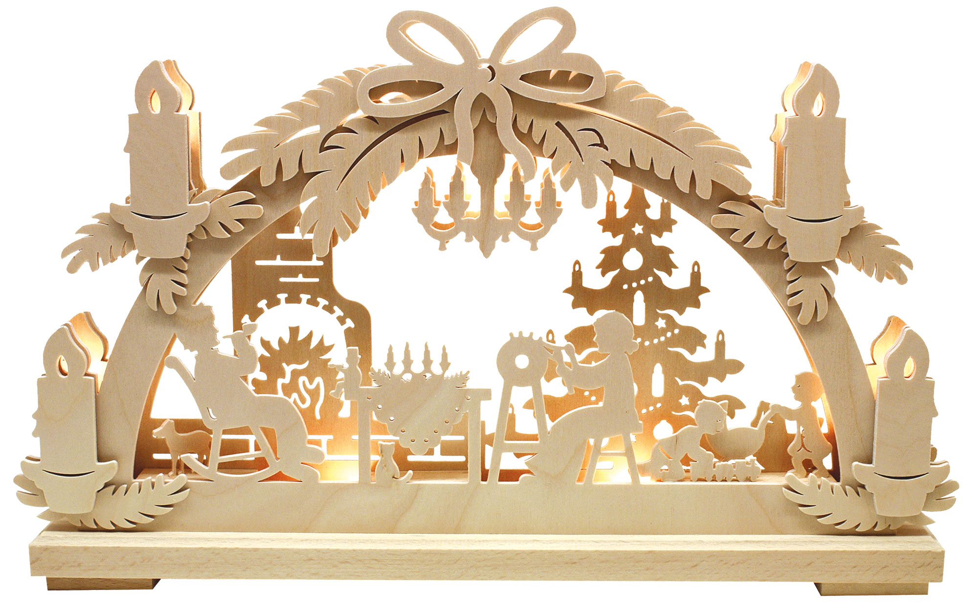 Small candle arch, Erzgebirge parlour