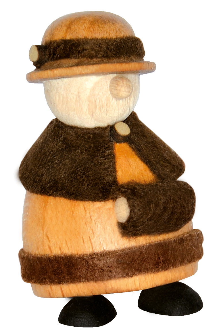 Molli, Junge Linie, Frau im Winter, Muff