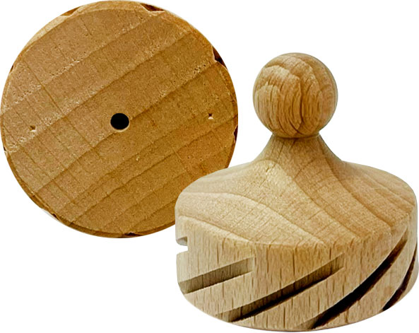 Nabe für Flügelrad, Ø 29 mm, Loch 2 mm