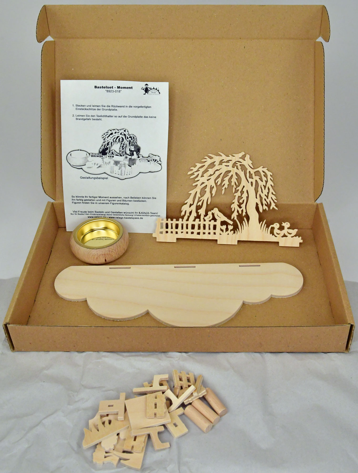 Tischschmuck zum Basteln, Wolke Weide Tischschmuck zum Basteln, Wolke Weide