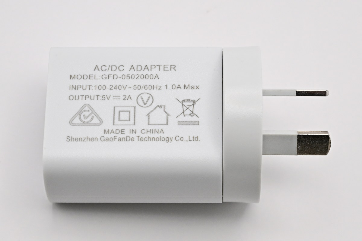 Adaptador USB, 2A Austrália 2A Austrália Versão