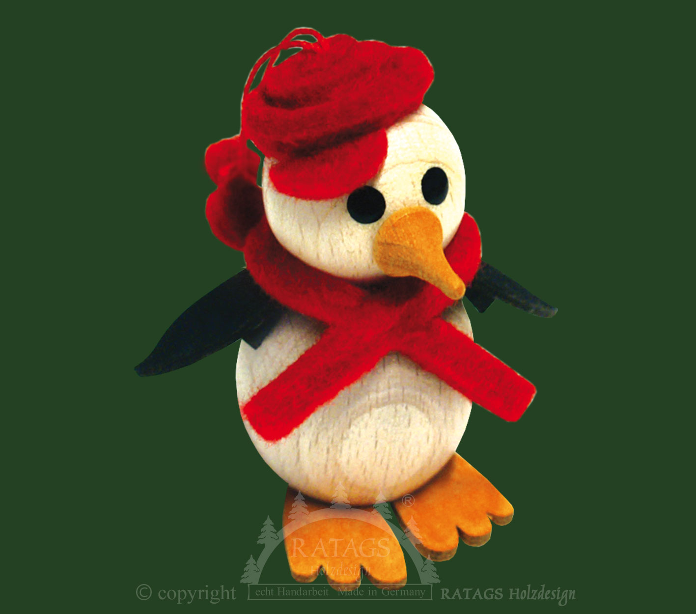 Pinguinkind mit Mütze