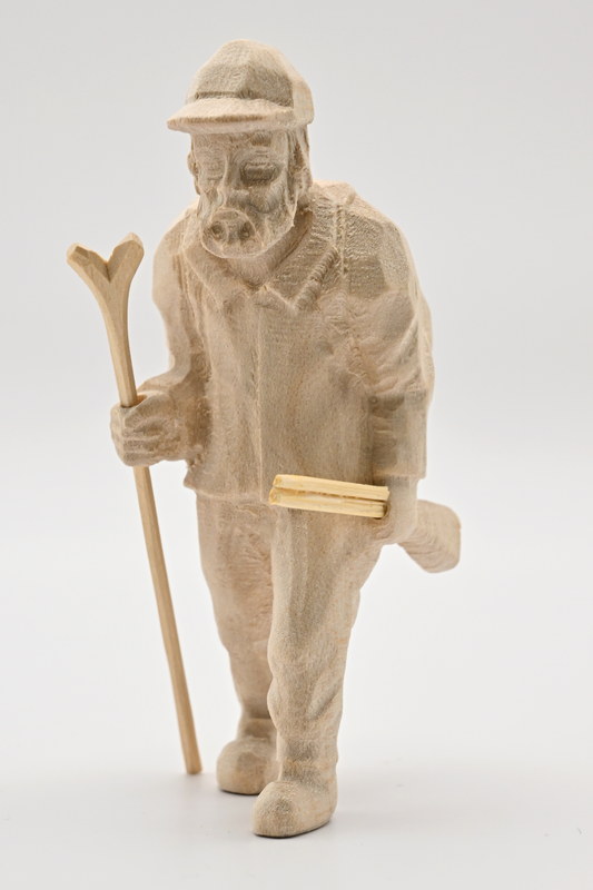 Hunter, rucksack, shotgun, stick 90 mm