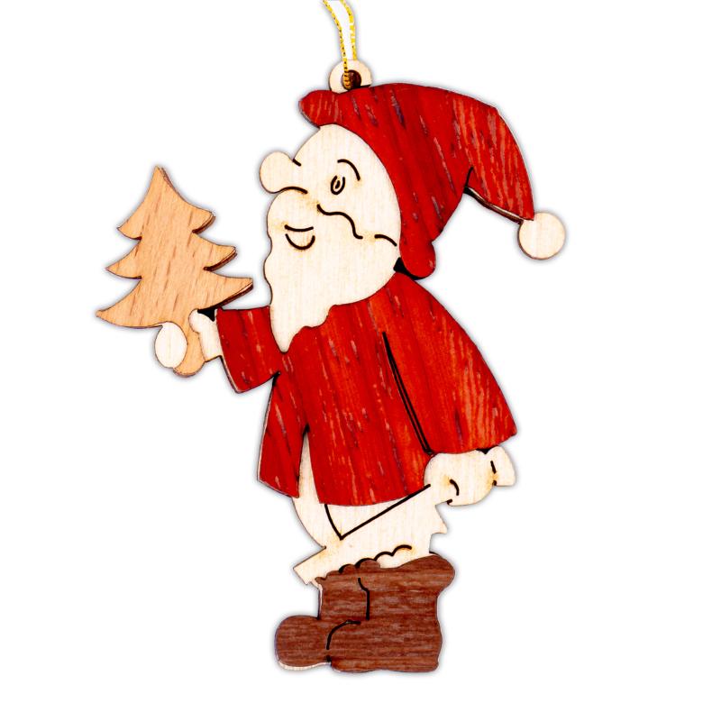 BBH  Weihnachtsmann mit Tanne