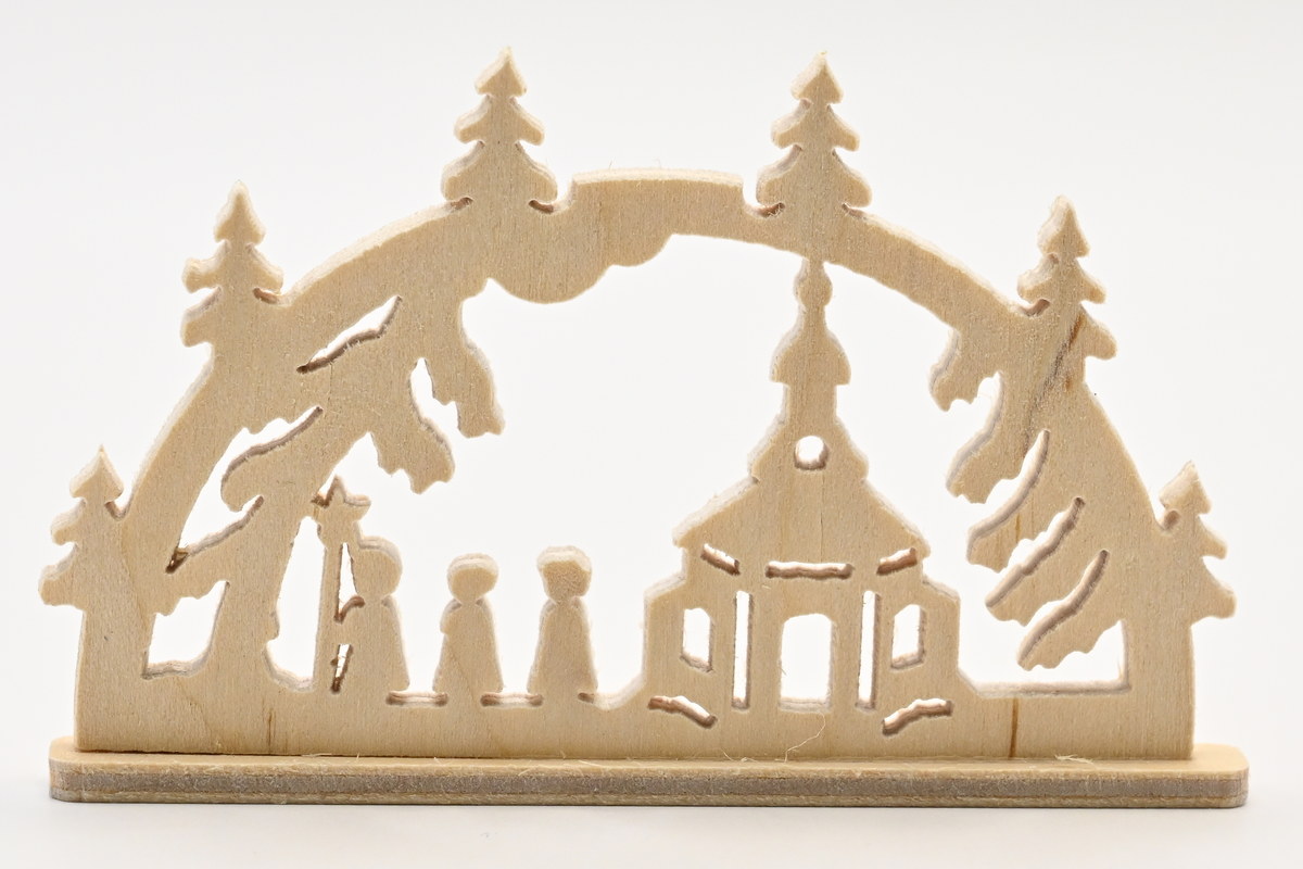 Miniature Schwibbogen Baroque church