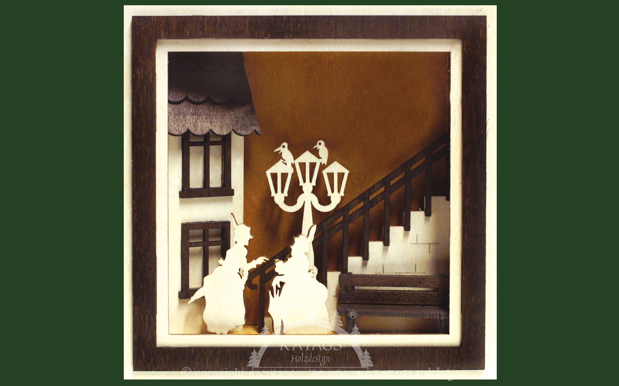 3D wall picture, women's gossip