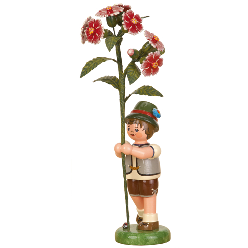 Blomsterbarn, gutt – busknelke 17 cm