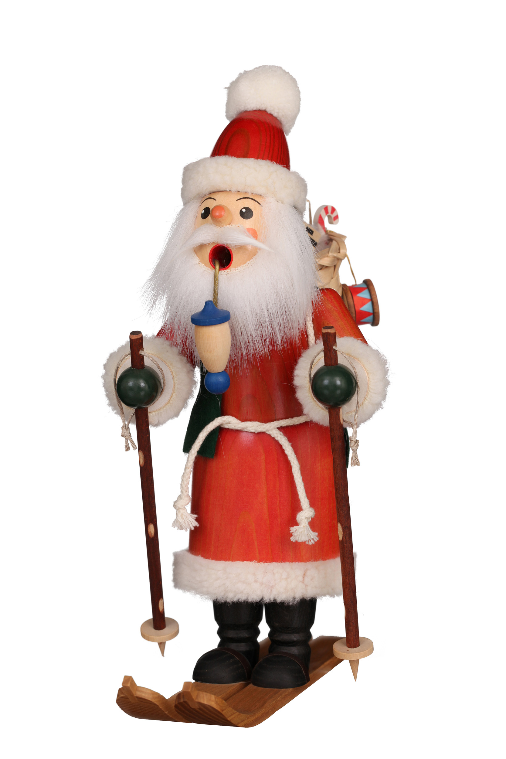 Weihnachtsmann auf SKI