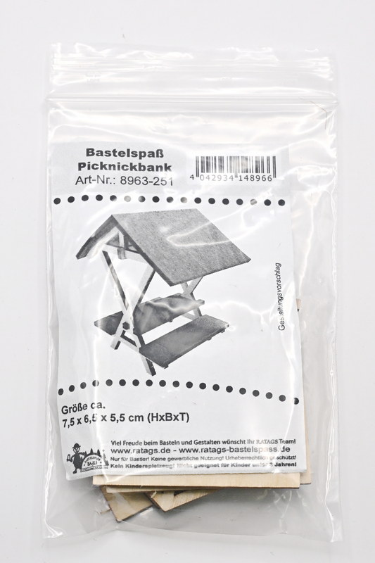 Bastelset, Picknickbank