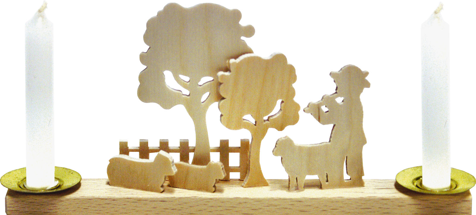 Candle holders for crafting, shepherd boy