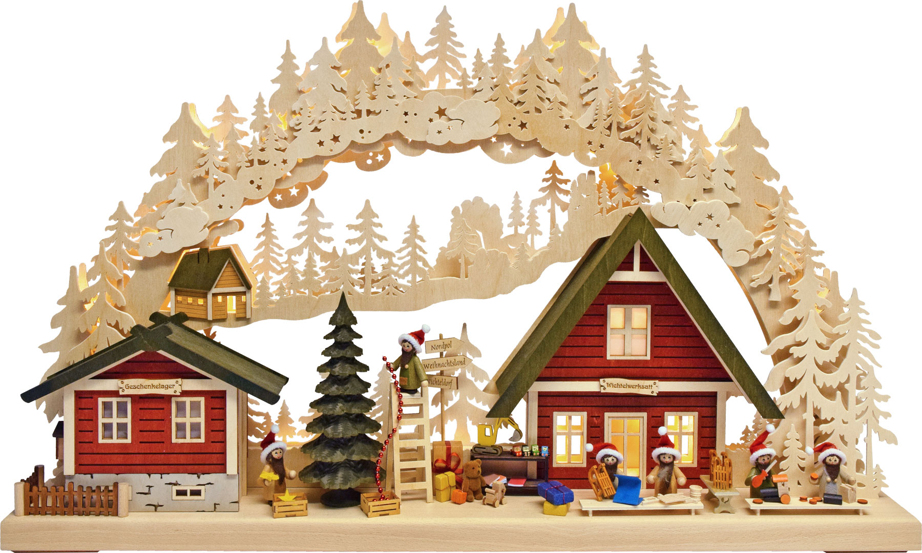 3D-Schwibbogen gr., Weihnachtswerkstatt