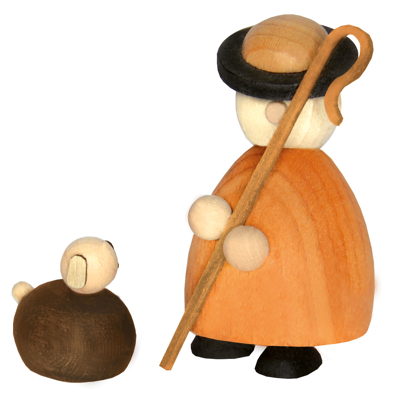 Figur Molli, Junge Linie Schäfer mit Schaf im Set