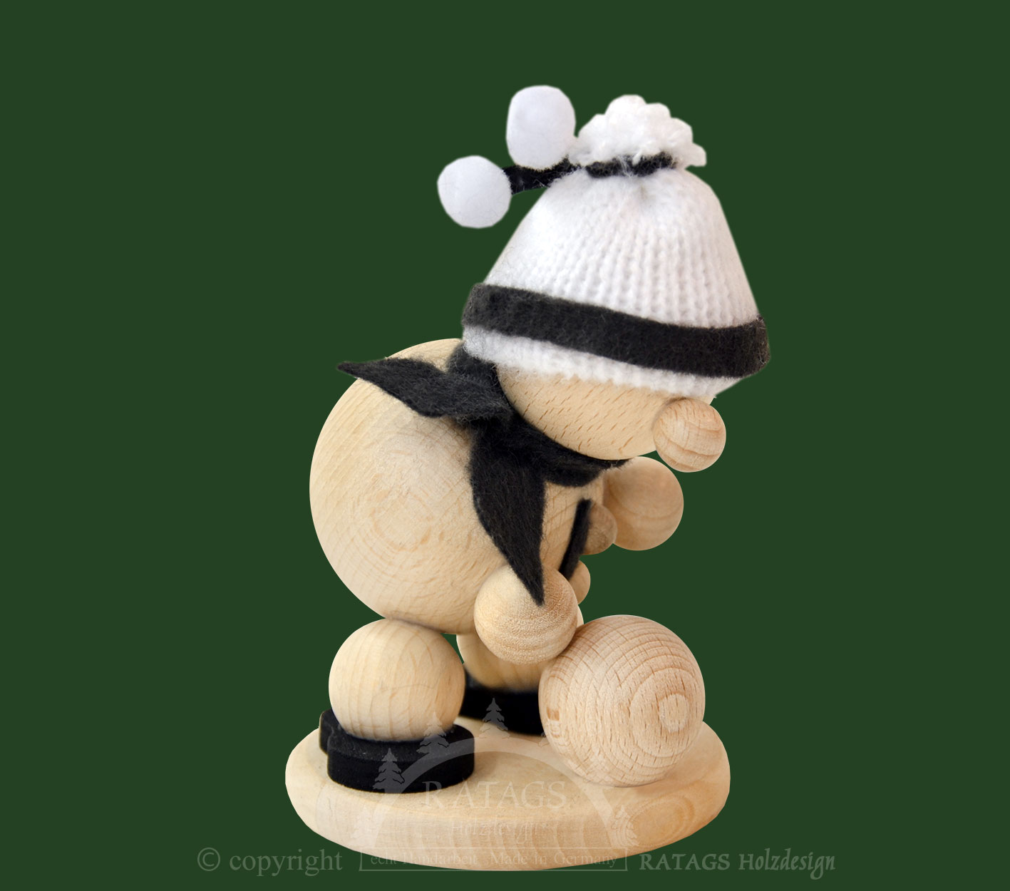 Schneemann mit Schneekugel