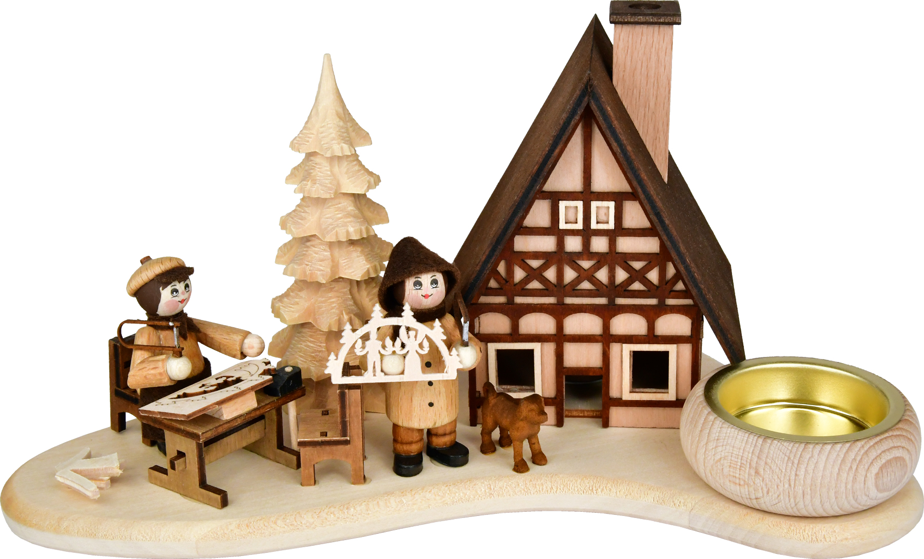 Lichterteller, Räucherhaus, Schwibbogenbauer Lichterteller, Räucherhaus, Schwibbogenbauer