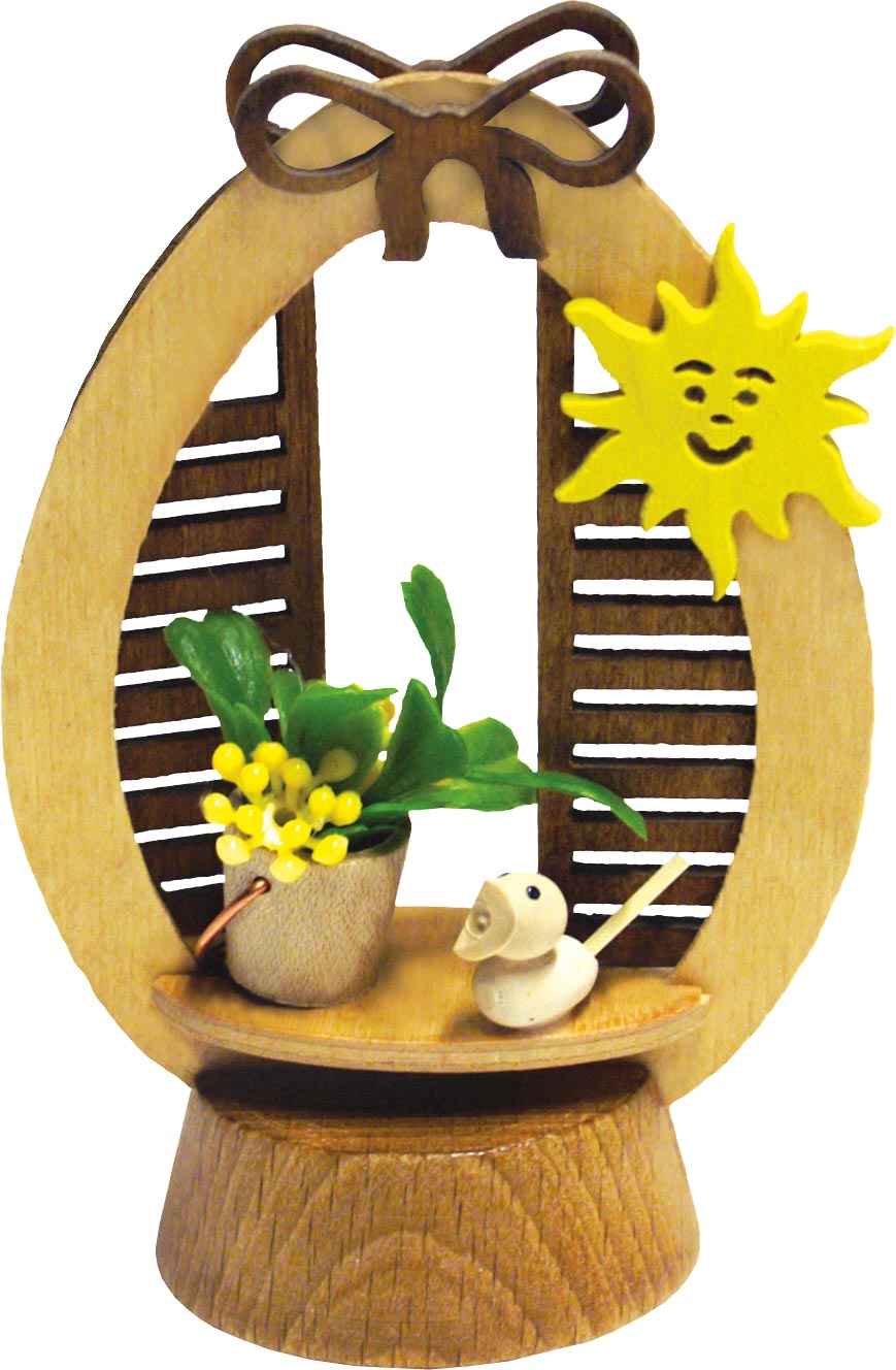 Base ring, birds, bucket, sun