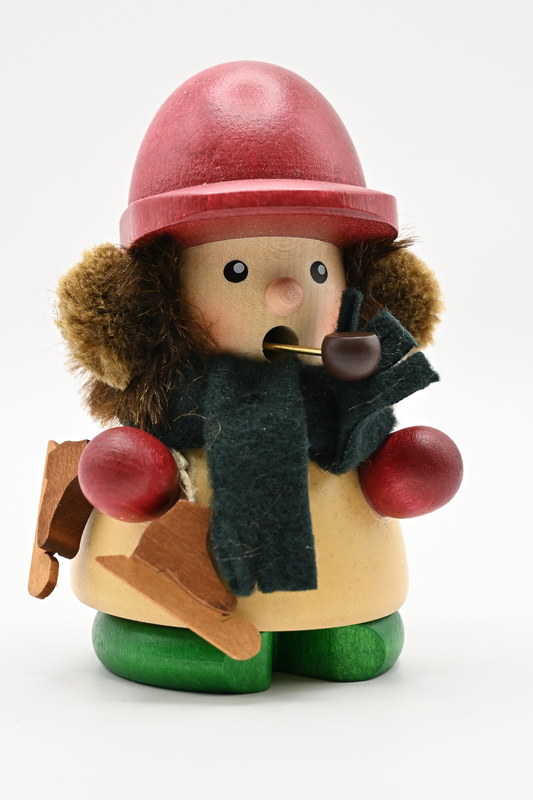 Räuchermann, Schlittschuhläufer H 10 cm