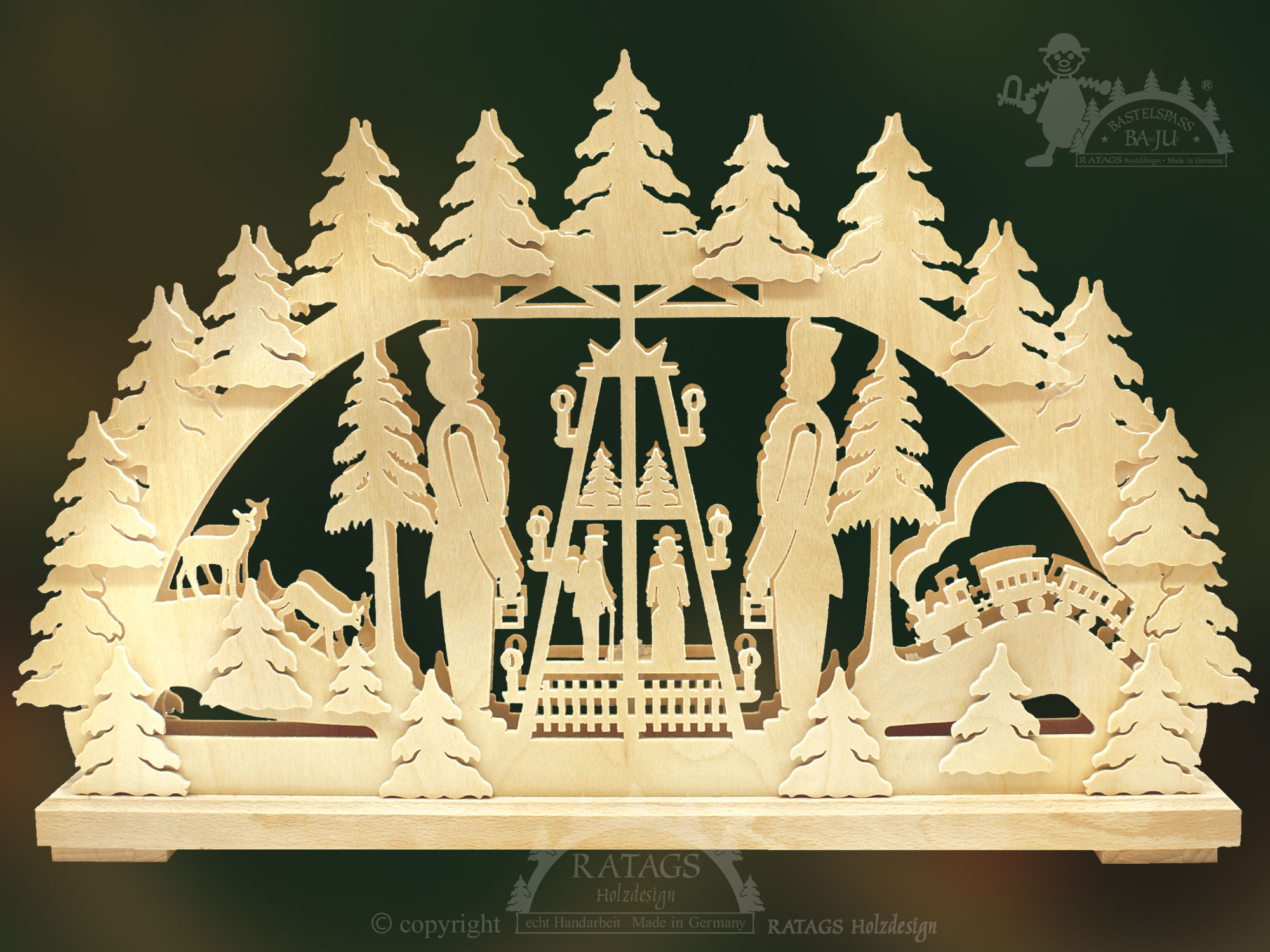 Crafting candle arch, medium size, pyramid