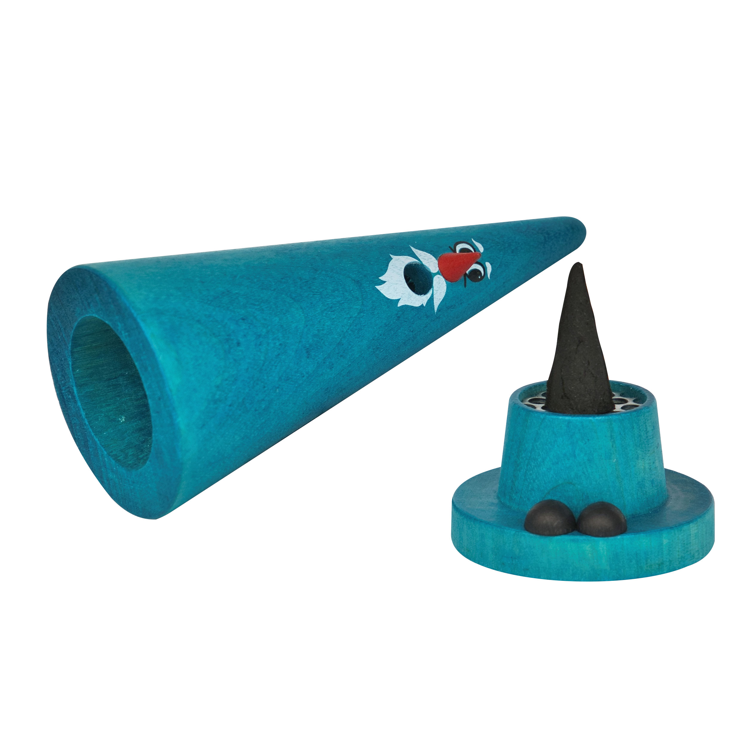 Ziegenbein, Räucherfigur, Waldi Winter H 11 cm Ziegenbein, Räucherfigur, Waldi Winter H 11 cm