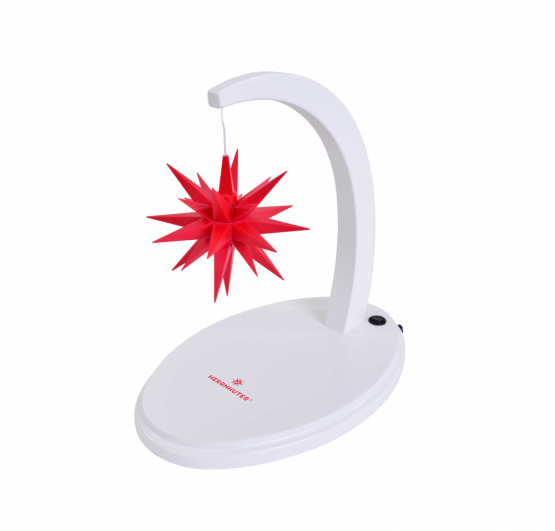 Herrnhut star arch, white lacquered red, A1e